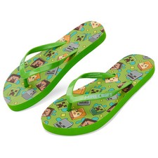 Minecraft Boys Flip Flops