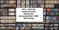 2011-2015 GB Commemorative Stamp Sets UM MNH - Multi Listing