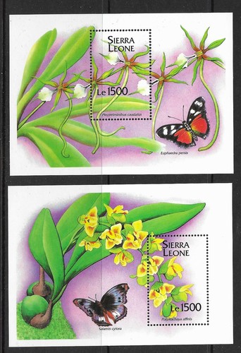 Sierra leone 1994 orchids - leone,
