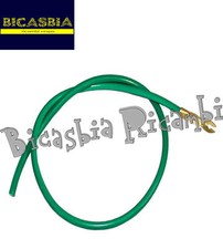 7737 - Green Spark Plug Cable With Fork Vespa 180 200 Rally SS 150 160 GS