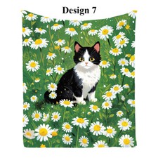 Cat Daisy Flower Butterfly