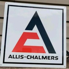 ALLIS - CHALMERS AC METAL SIGN
