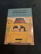 Topsy and Tim Go On Holiday Vintage Book Blackie Collectible