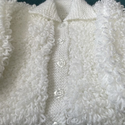 Loopy coat hand knitted fit - knitted,