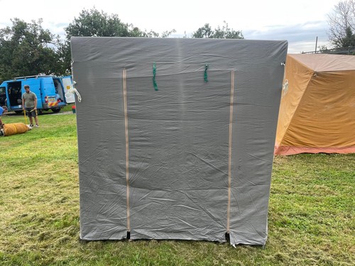 Utility tent grey canvas - tent,