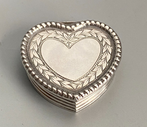 Vintage solid silver - vintage, heart