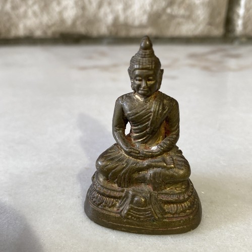 Vintage miniature buddha - vintage,