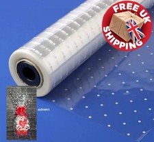White Dots Clear Cellophane Gift Wrap Birthday Wedding Christmas Hamper Baskets