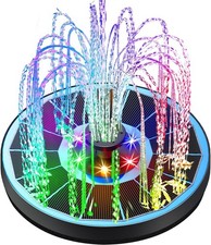 Solar Pool Fountain with Light
