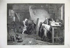 Antique Old Print *0199 1873