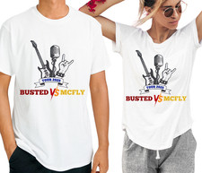 Busted Vs McFly T Shirt 2025 Rock Tour Inspired Unisex Concert Fan Tee Tops Uk