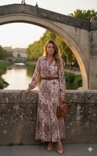 Zara Paisley Printed Long