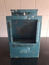 SUSSEX ARMOURY blue matal target holder for air rifle pistol shooting *Rare find