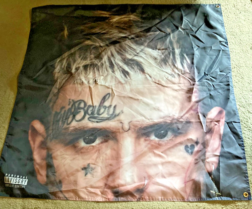 Rare lil peep - wall, banner