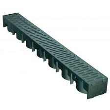 Drainage Channel SmartDrain  120 x 88 x 1000mm Manthorpe Black, Silver