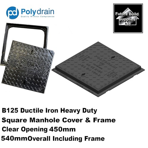 B125 ductile iron heavy - ductile,