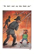 SAPPHIRE COMIC POSTCARD NO 102
