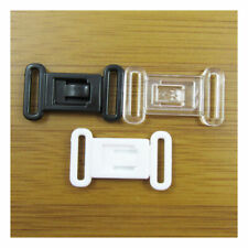 BIKINI CLIPS HOOK & SNAP PLASTIC CLASPS ~12mm STRAP~ BRA FASTENER SWIMWEAR UK