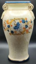 Exquisite Hand-Painted Ceracapia Portuguese Ceramic Vase