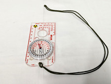 British Army - SILVA 4/54 Military Luminous Compass with Lanyard - Bubble in Oil