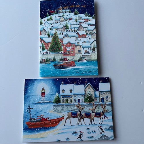 Rnli christmas cards - x,