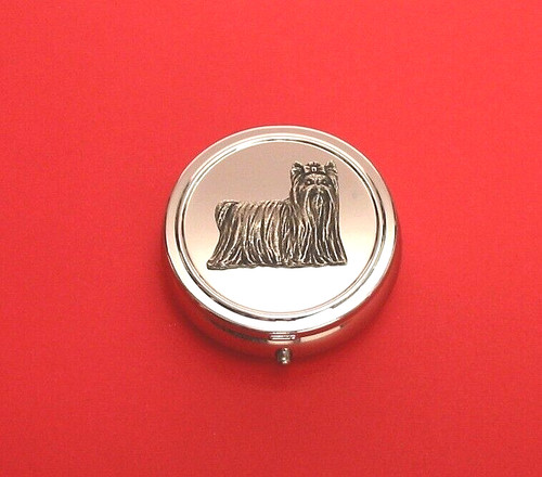 Yorkshire terrier round - yorkshire, on