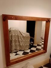 Giant Mirror  Brown Wooden Frame HUGE frame