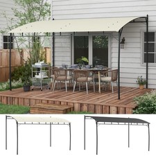 3 x 4m Metal Lean To Pergola