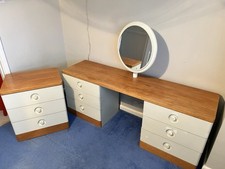 Stag Dressing Table and Bed