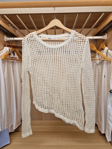 Zara womens open knit mesh - zara,