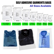 Garment bags clear cellophane