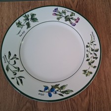 Debenhams Melamine Plastic Dinner Plates With Herb Design x 6