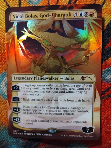 Borderless foil nicol bolas - foil,