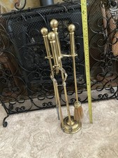 Antique fire companion set - fire,