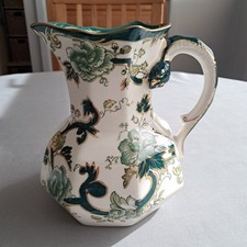 Masons Green Chartreuse 6.75" Decorative Jug