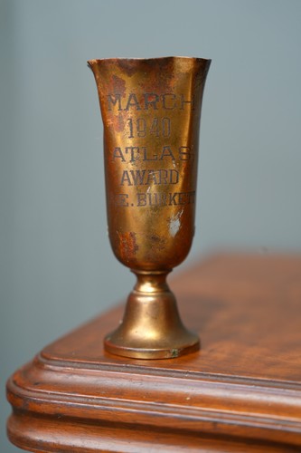 Antique 1940 atlas award brass - 1940,
