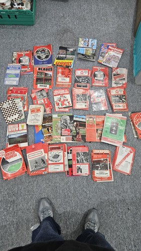 Liverpool football programme - football,