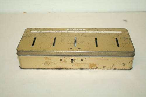 Vintage coin box cash - box, ~cash