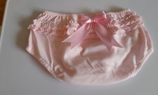Baby girls pink frilly