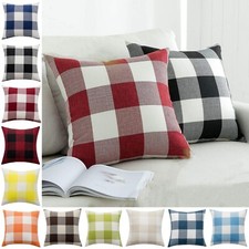 NEW Checked Tartan Cushion