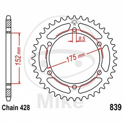Crown teeth 428 black - crown,