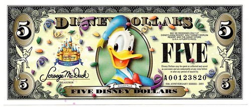 Disney dollar donald duck - disney,