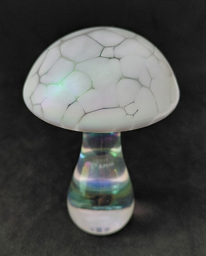 Heron glass vintage - heron, iridescent