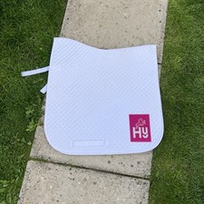 White Dressage saddle pad Brand New Hy equestrian 