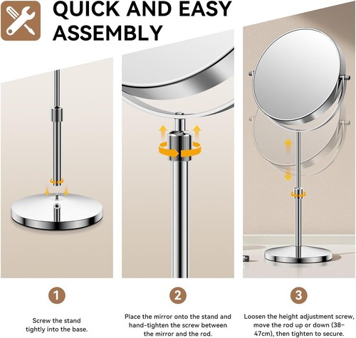 Auxmir magnifying mirror - magnifying,