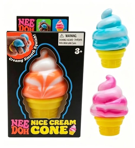 Needoh nice cream cone - cream, squishy