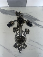 Art Nouveau Style 3arms Lily Wall Light Tiffany Style Light No Shades