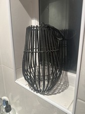 Black Wicker Vase