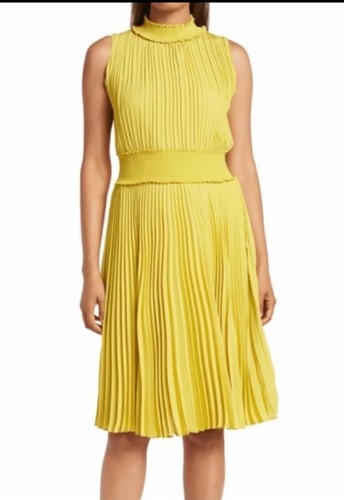 Nanette lepore yellow - nanette, pleated