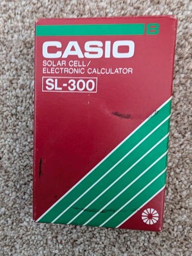 Vintage casio 300 solar - sl-300,